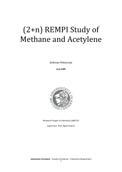 (2+n) REMPI Study of Methane and Acetylene