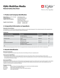 GC&trade; Series Material Safety Data Sheet