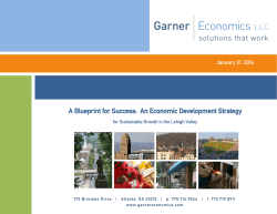 A Blueprint for Success: An Economic Development Strategy