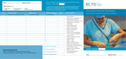 CPD Record Card