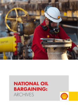 national oil bargaining: archives