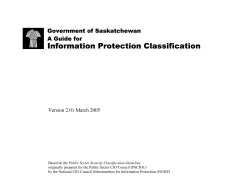 Information Protection Classification