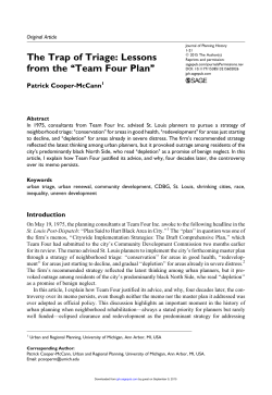 The Trap of Triage: Lessons from the ``Team Four