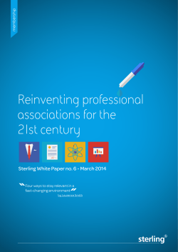 Reinventing professional associations for the 21st century