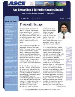 May - ASCE San Bernardino and Riverside
