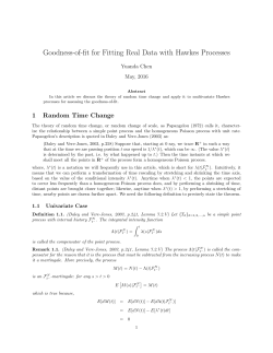 Goodness-of-fit for Fitting Real Data with Hawkes