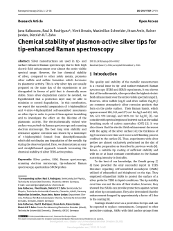 Chemical stability of plasmon-active silver tips for tip