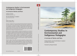Contemporary Studies in Environmental and