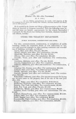 63rd Congress, No. 161, August 1, 1914