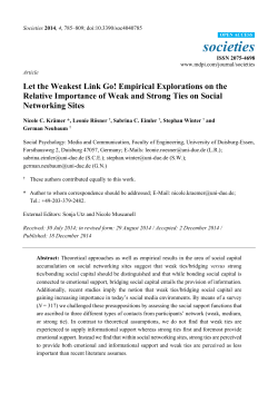 Let the Weakest Link Go! Empirical Explorations on the Relative