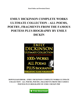 emily dickinson complete works ultimate collection