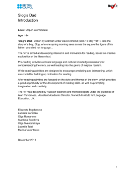 Slog`s Dad Introduction