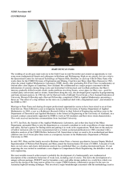 Mary Fama - New Zealand Mathematical Society