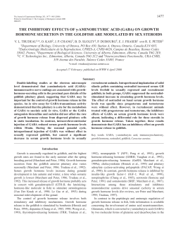 GABA inhibits growth hormone secretion
