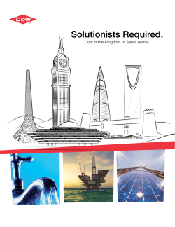 Solutionists Required. - The DOW Chemical Company
