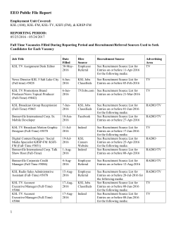 EEO Public File Report