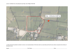 Land at: Fairfields Farm, Stroudwood road, Ryde