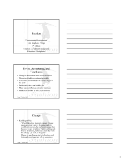 Fashion - Personal Web Page