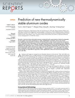 Prediction of new thermodynamically stable