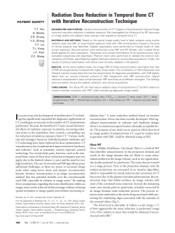 Radiation Dose Reduction in Temporal Bone CT with Iterative
