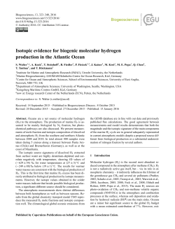 Isotopic evidence for biogenic molecular hydrogen