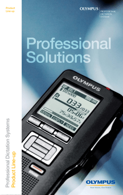 Professional Dictation Systems Products Line-up