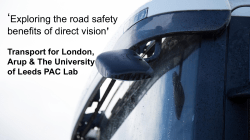 Road safety benefits of direct versus indirect vision in HGV cabs
