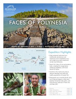 faces of polynesia - Zegrahm Expeditions