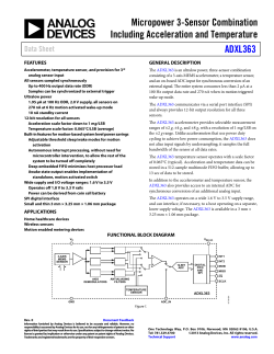 ADXL363 - Analog Devices