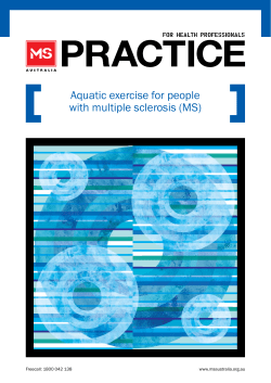 Aquatic exercise for people with multiple sclerosis