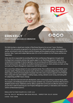 erin kelly - Real Estate Dynamics