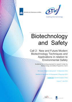 Biotechnology and Safety