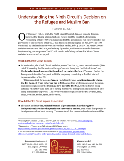 Understanding the Ninth Circuit`s Decision on the Refugee and