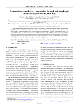 Extraordinary terahertz transmission through subwavelength spindle