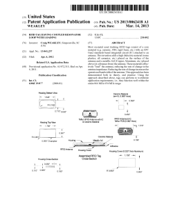 Rfid tag having coupled resonator loop with loading