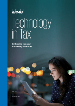 Technology in Tax