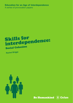 Skills for interdependence