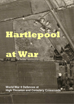 Hartlepool at War - Tees Archaeology