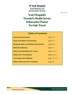 Health Service Packet