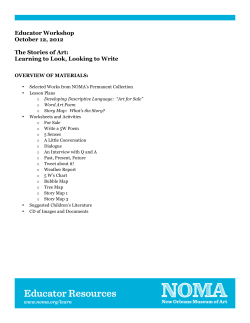 Educator Workshop October 12