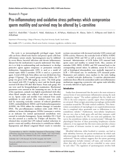 Pro-inflammatory and oxidative stress pathways which