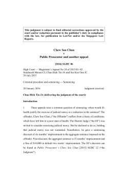 Singapore Judgments