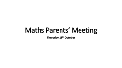 presentation here - Saltford C of E Primary School