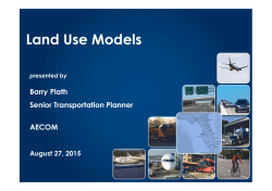 Land Use Models