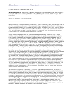H-France Review Volume 4 (2004) Page 323