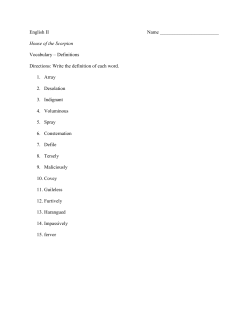 English II Name - Kenton County Schools