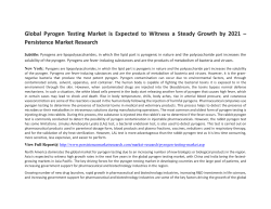 Global Pyrogen Testing Market is Expected to