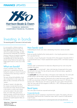 Investing in bonds