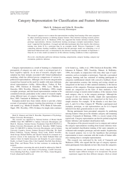 Category Representation for Classification and Feature Inference