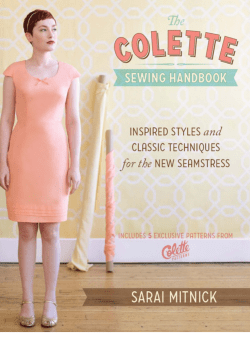 The Colette Sewing Handbook: Inspired Styles